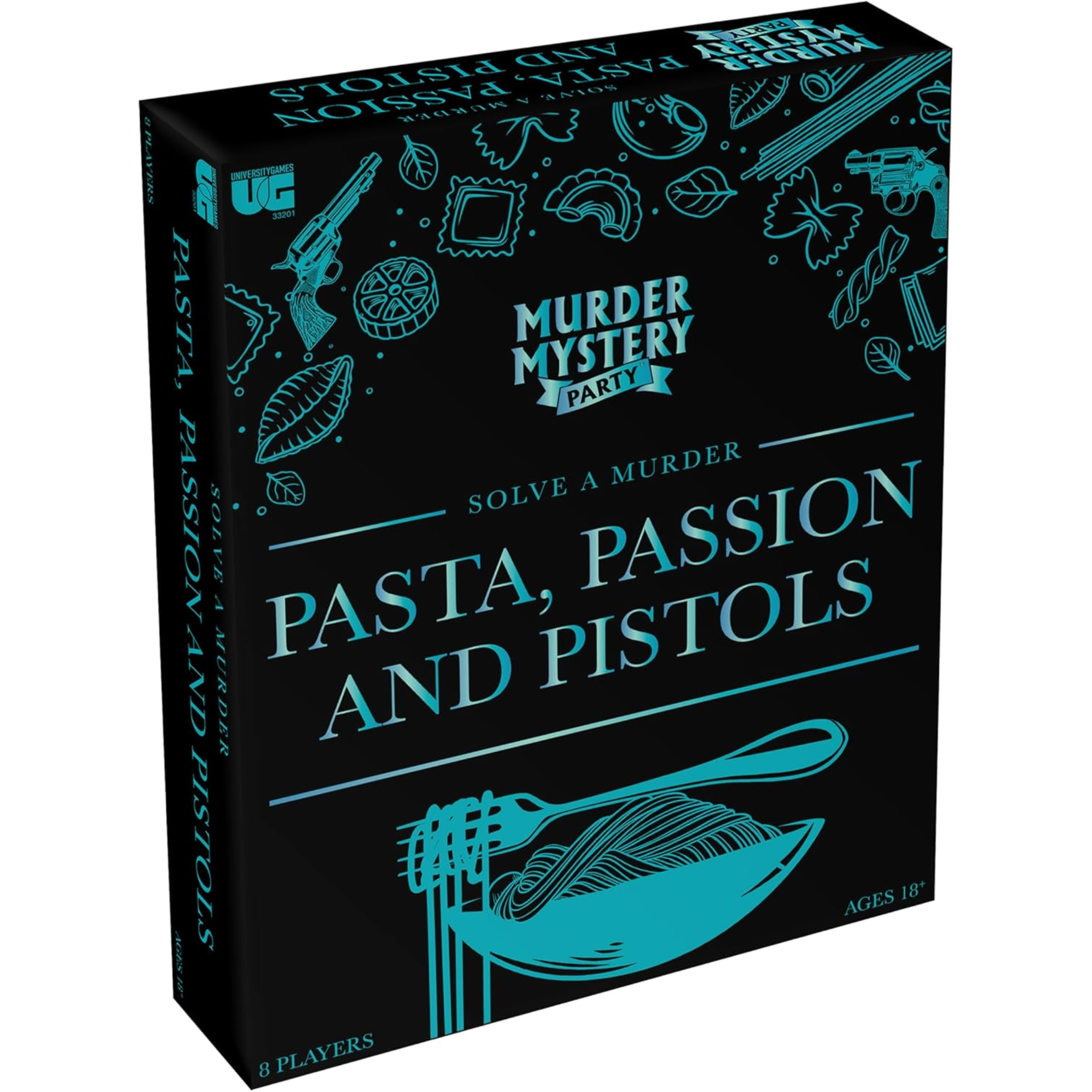 Pasta, Passion and Pistols Murder Mystery Party